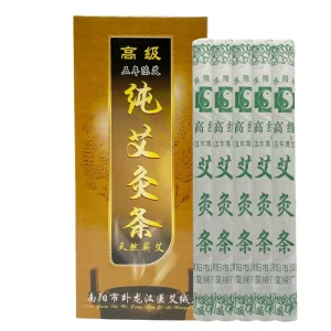 Acupuncture Points Therapy Warm Moxibustion Moxa Sticks for Body Detoxification Chinese Artemisia Herbs