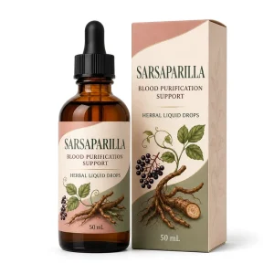 Advanced 6 in 1 Blood Wellness Formula Sarsaparilla Red Clover Dandelion Drops for Daily Botanical Support