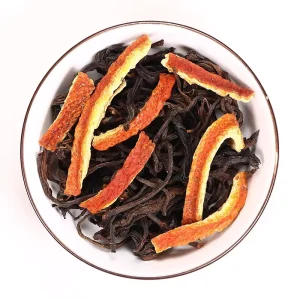 Aged Tangerine Peel Natural Flavored Premium Chinese Strong Aroma Loose Leaf Fermented Bulk OEM Black Tea