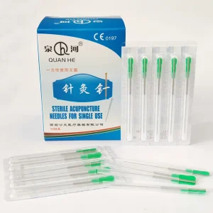 Agujas De Acupuntura 100pcs Acupuncture Needles with Tube for TCM Acupuncture Therapy Best Sterile Disposable Acupuncture Needle