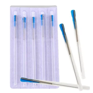 Agujas De Acupuntura Acupuncture Needles for Single Use Dry Needle One Needle with One Tube for Acupuncture Therapy 100 Pcs box