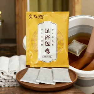 Airende Factory Mugwort Chinese Herbal Foot Bath Bag Herbal Ingredients for Soothing Foot Bath Relieves Exterior
