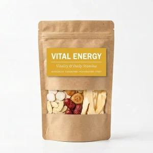 American Ginseng Astragalus Root Solomon’s Seal Dried Fig Red Date Chinese Herbal Soup Mix Wellness Broth Sachet