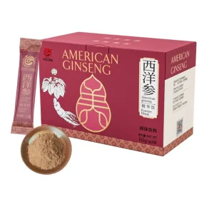 American Ginseng Root Extract Powder Food Grade High Purity Supplement with Redsenol Seed Ingredients for Cardiovascular Support