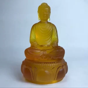 Artfamily Eco Friendly Chinese Traditional Medicine Buddha Seven Avatar Mandala Crystal Engraved Statue Wedding Gift Jiangsu