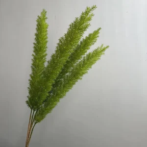 Artificial Fox-Tail Asparagus Landscaping Plant Plastic Floral Arrangement for Wedding Home Decor Greenery Artificial Flowers