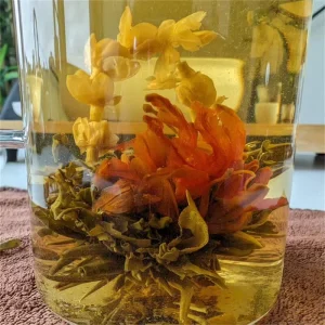 Artistic Hand Made 100% Chinese Organic Blooming Flowering Dry Flowers Health Tea