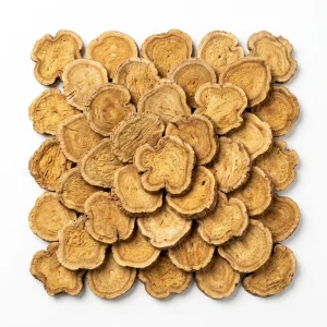 Atractylodes macrocephala White Atractylodes Bai Zhu Sliced Dried Chinese Herb for Tea and Cooking