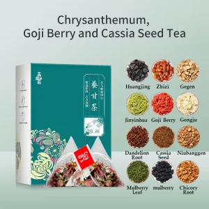Authentic Chinese 12 Ingredients Herbal Tea Liver Nourishing Tonic for Men Physical Strength Daily Health