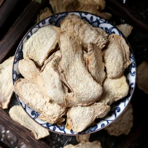 Authentic GaN Jiang Chinese Herbal Medicine Dried Ginger Slices for Cooking