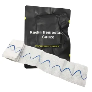 Authentic Kaolin First aid Hemostatic Gauze CE Certification Hemostasis Is Fast Safe and Effective Kaolin Hemostatic Gauze