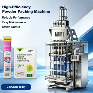 Automatic 0.5g 1g 2g Probiotic Mix Drink Packing Machine Probiotic Stick Packing Machine Probiotic Powder Sachet Packing Machine