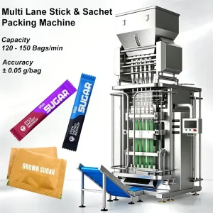 Automatic 1g 2g 5g Sugar Bag Packing Machine for Sugar Stick Packing Machine Sugar Sachet Packing Machine