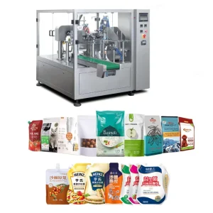 Automatic 304 Stainless Steel Rice Pouch Packaging Machine with Filling & Wrapping Functions Food Grade High Accuracy