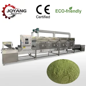 Automatic Continuous Microwave Spices Sterilizing Vegetable Powder Sterilization Machine