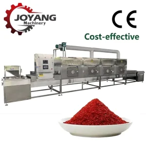 Automatic High performance Industrial Microwave Chili Powder Spices Sterilization Machine