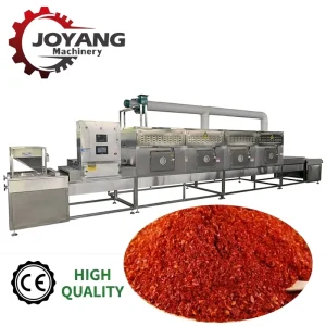 Automatic Industrial Microwave Chili Powder Spices Sterilization Machine