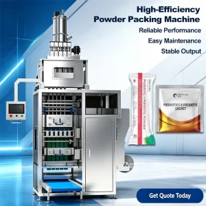 Automatic Multi Track Sachet Packing Machine for 0.5g 2g Probiotic Packing Machine Probiotic Powder Stick Sachet Packing Machine