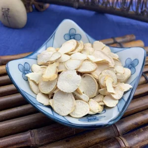 Bai Shou Wu Chinese Herbal Slices Radix Polygoni Multiflori Dry Root Slice Herbs White Polygonum for Male Kidney