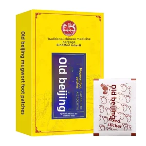 Bamboo Vinegar and Mugwort Foot Patch Natural Herbal Foot Care for Health and Fitness Relaxation