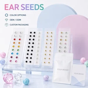 Beauty Style Auricular Patch Ear Seeds Kit for Wellness and Relaxation Colorful Acupressure Seeds Factory Direct
