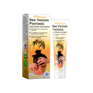 Bee Venom Soothing Cream with Hyaluronic Acid, Hydrates Calms Restores Skin Health, Suitable for Sensitive & Mature Skin, OEM