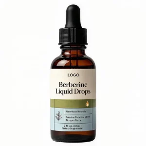 Berberine Liquid Drops Berberine HCl Extract 60ml Alcohol-Free Glycerin Base For Daily Wellness Use