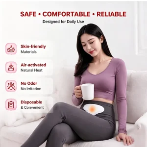 Best Healthcare Thermal Activated Long-Lasting Womb Patch 10H Warm Hot & Cold Pack MEILAN Class II