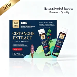 Bio-fermented Cistanche Tubulosa Extract Liquid Men’s Vitality Support Shot Enhanced Bioavailability Energy Booster