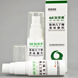 Bioactive Chitosan Liquid Dressing Transparent Hemostatic Wound Care Spray for Treating Hemorrhoids
