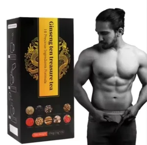 Blended Chinese Herbal Ten Treasure Kidney Health Flavored Tea 15 Bags (150g Total) for Men and Women