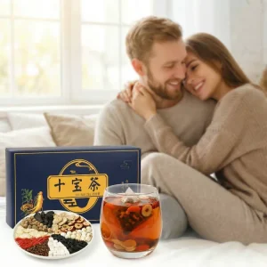 Blended Flavored Male Fertility Herbal Tea Natural Maca Ginseng Enhanced Sexual Vitality Energy Men Power Health