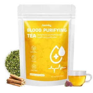 Blood Purifying Herbal Detox Tea Vegan Natural Blood Cleansing Support Tea Bags for Blood Health