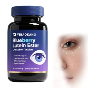 Blueberry Lutein Ester Chewable Tablets Support Eye Health Protection Relieve Eye Fatigue Relieve Dry Eye Herbal Supplement
