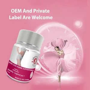 Boric Acid Vaginal Suppositories Capsule Shaanxi Origin Intimate Care Antibacterial Cleaning Promotes Healthy pH