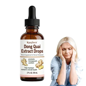 Branded Natural Dong Quai Drops For Hormonal Balance & Menstrual Support Natural Liquid Extract For Women Menopause Relief
