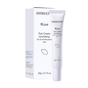 Brightening Rice Eye Cream Reduces Dark Circles and Wrinkles