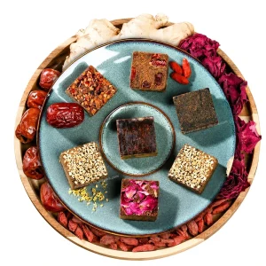 Brown Sugar Cubes 8 Flavors Osmanthus Rose Goji Ginger Rose Jasmine Chrysanthemum Mix 15g Handmade Individual Bag Qi Blood Tea