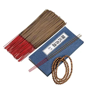 Buddhist Agarwood & Mugwort Incense Sticks Natural Wealth Deity Offering Incense Handmade Bamboo Stick Customizable Packaging