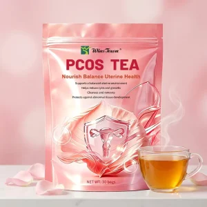 C110 Natural PCOS Relief Tea Uterine Health Care Tea Female Hormone Balance Fertility Tea Period Pain Relief Herbal Tea