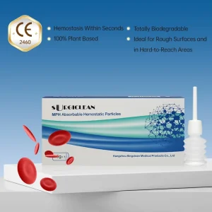 CE Certificated Medical Absorbable Hemostat Dressing Potatoes Powder 0.5g/1.0g/2.0g/3.0g/5.0g