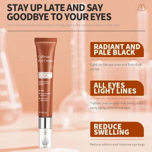 Caffeine Repair Eye Cream Light up the Eye Area and Fade Dark Circles Reduce Edema and Improve Eye Bags