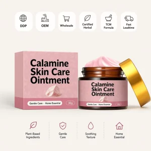 Calamine Skin Care Ointment 30g Natural Herbal ISO Certified Soothing Balm External Use OEM Private Label China Product for Sale