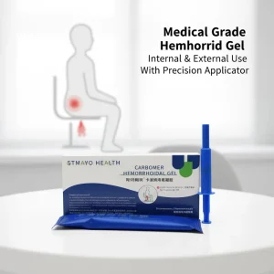Carbomer Hemorrhoid Gel Enriched with Plant Extracts Anti Inflammation Pain Relief Anal Care Internal External Use OEM