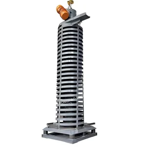 Cast Iron Chips Vertical Vibrating Screw Conveyor/Cooling Charcoal Spiral Elevator Conveyor/Rock Salt Screw Feeder Elevator