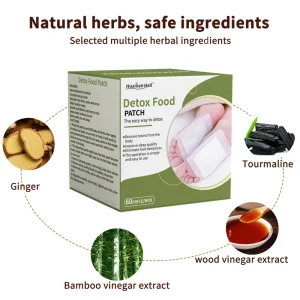 Certified Detox Foot Patch From Natural Detox Foot Care Patches Cleansing Herbal Ginger Detox Foot Patch