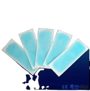 Children’s Blue Cooling Gel Patches 5x12cm Chinese Medicine Antipyretic for Health Care Physiotherapy