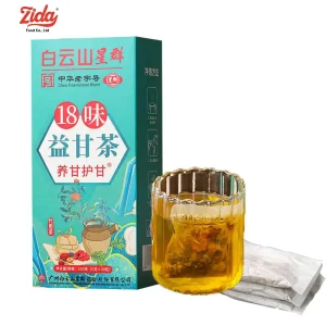 China Anti-Toxic Herbal Blooming Tea 18 Flavors Kidney and Liver Care Health Tea Bag Liver Cleansing and Toxicity Relief