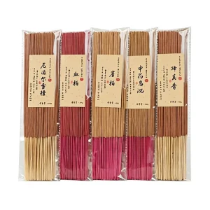 China Bamboo Stick Incense Coil Agarwood Benzoin Natural Home Use Offering Buddhist Wealth God Incense 50g Factory Direct