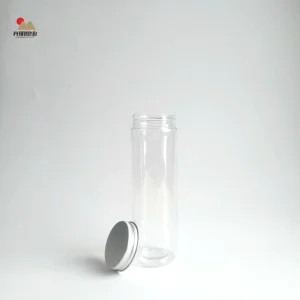 China Factory 450ml PET Plastic Bottle for Scented Tea or Chinese Date with Screw Lid